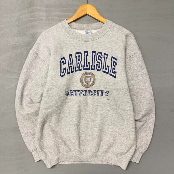 Vintage Carlisle University 2002 Grey Sweatshirt Medium - Picture 1 of 6